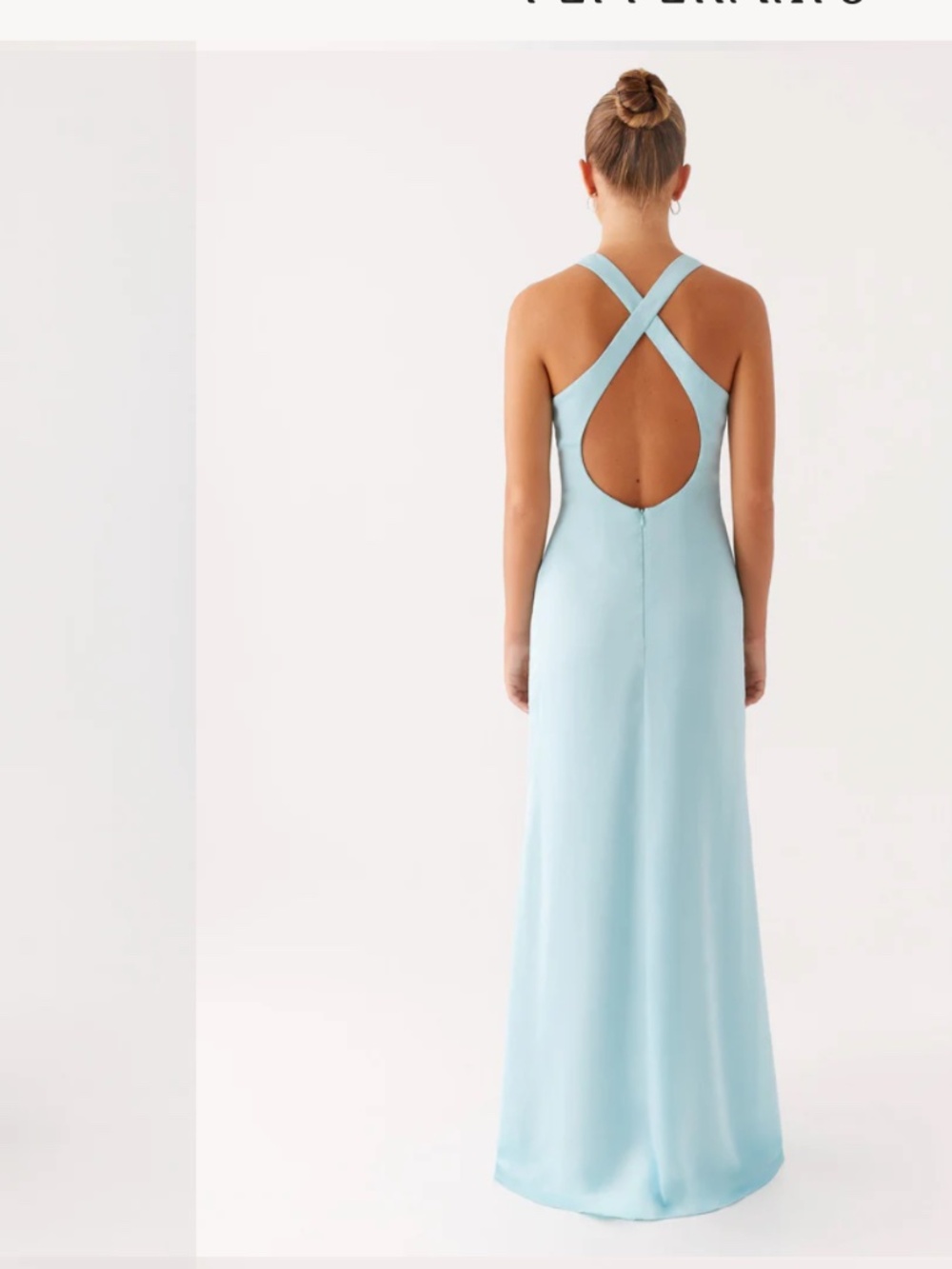 Peppermayo Desi Halterneck Maxi Dress - Size 4 - Mint - Picture 2 of 5